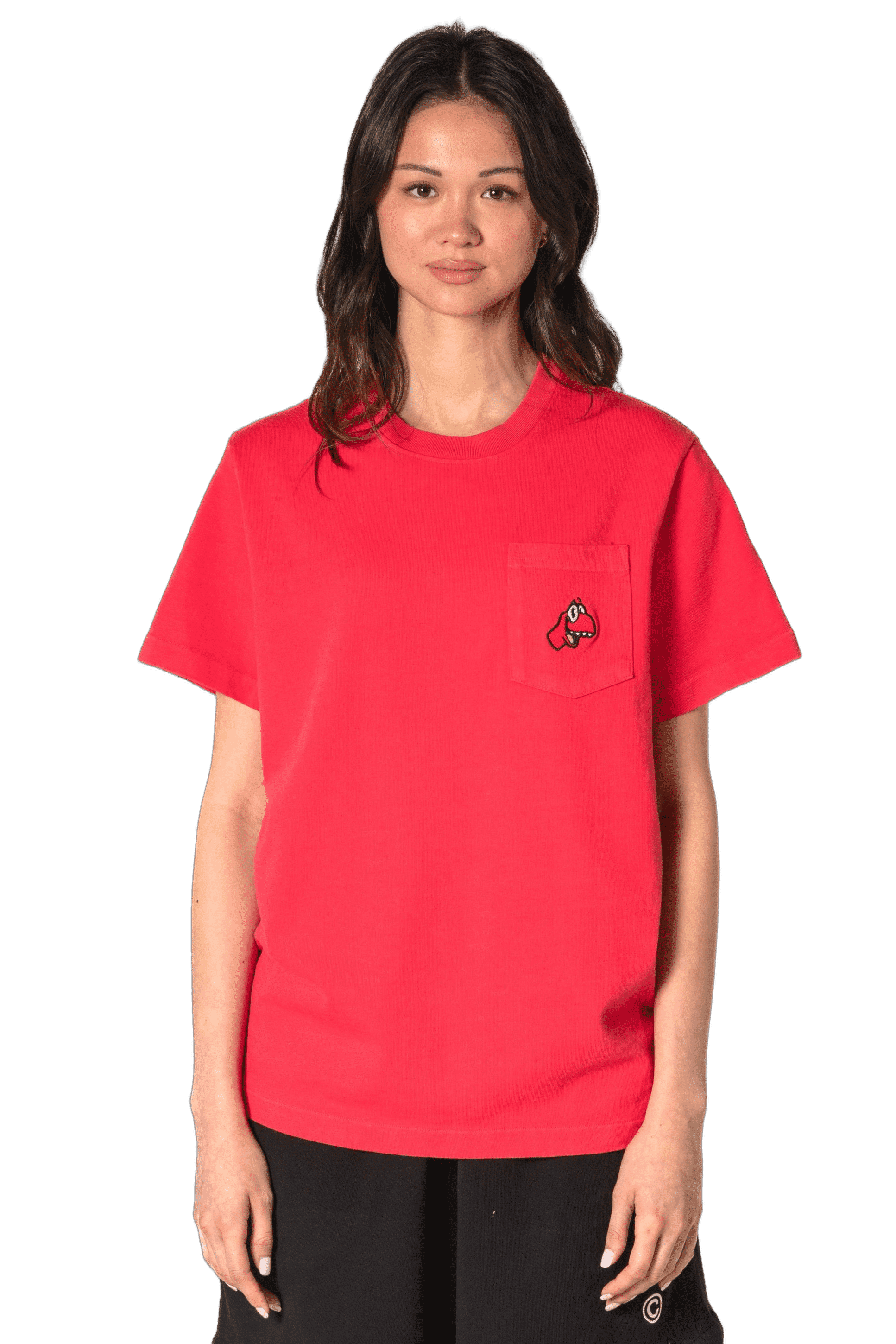 Photo of DSC x Claynosaurz Pocket Tee | Rex Red