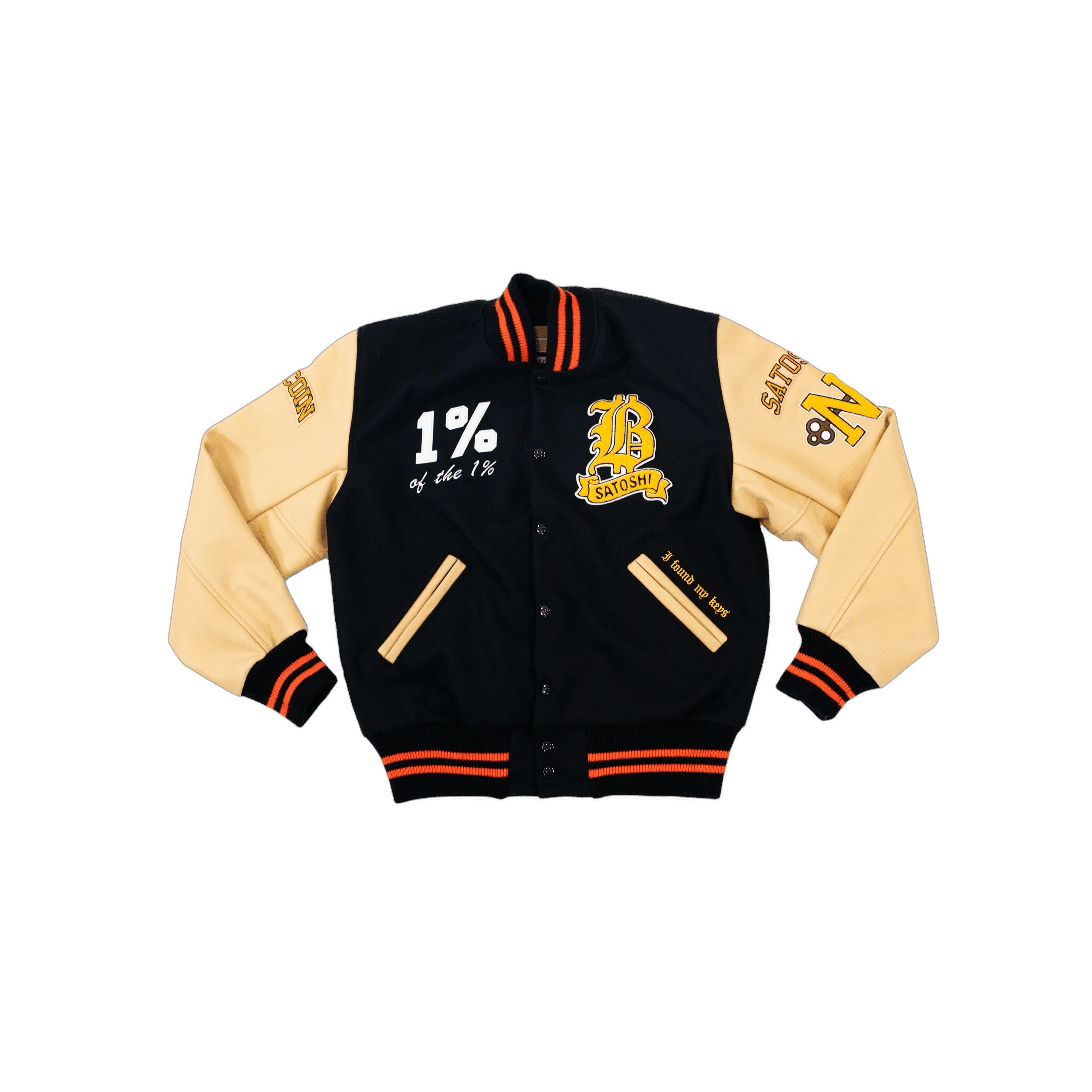 Photo of Layer1 Varsity Jacket - BTC | Layer1 Varsity Jacket - BTC