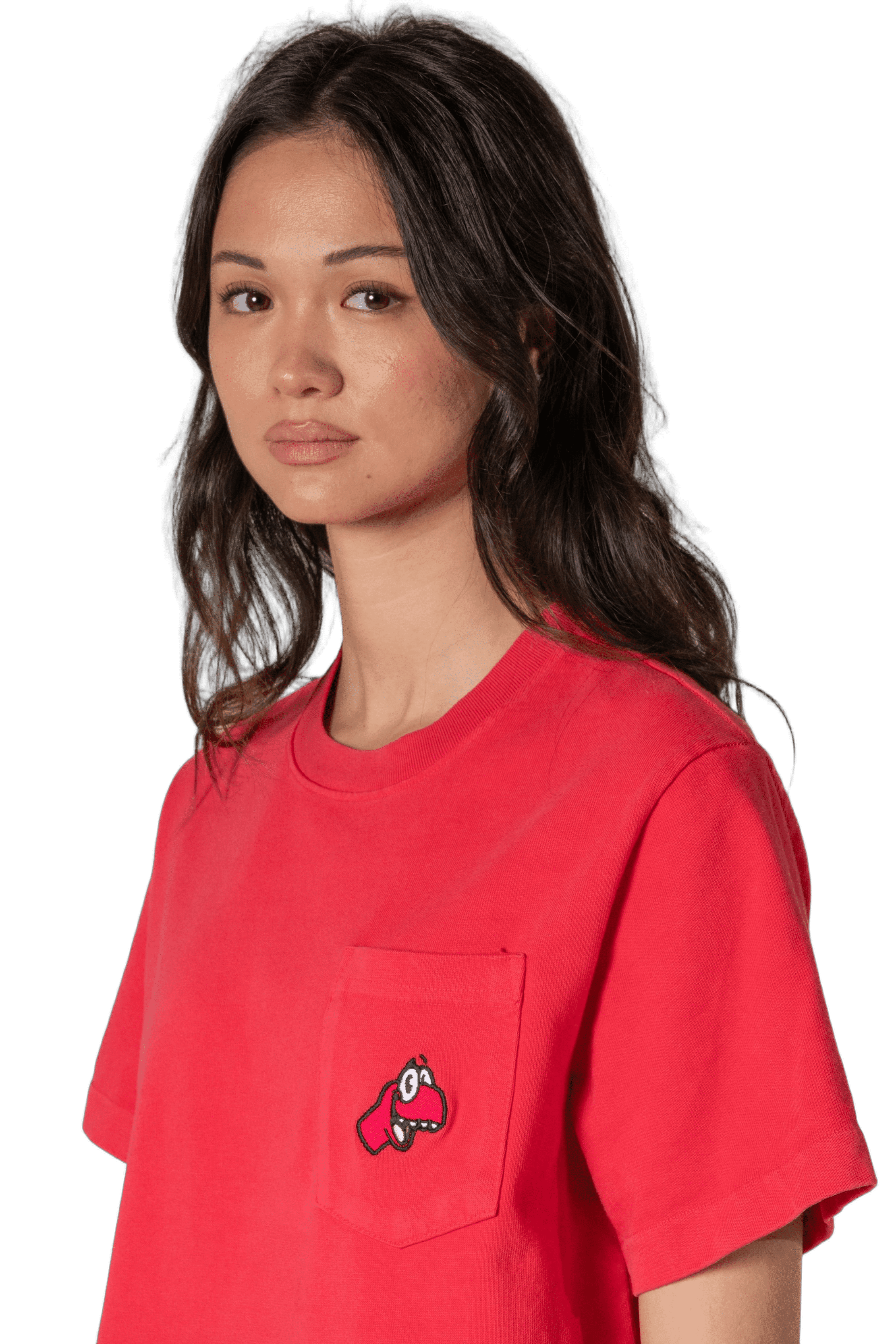 Photo of DSC x Claynosaurz Pocket Tee | Rex Red