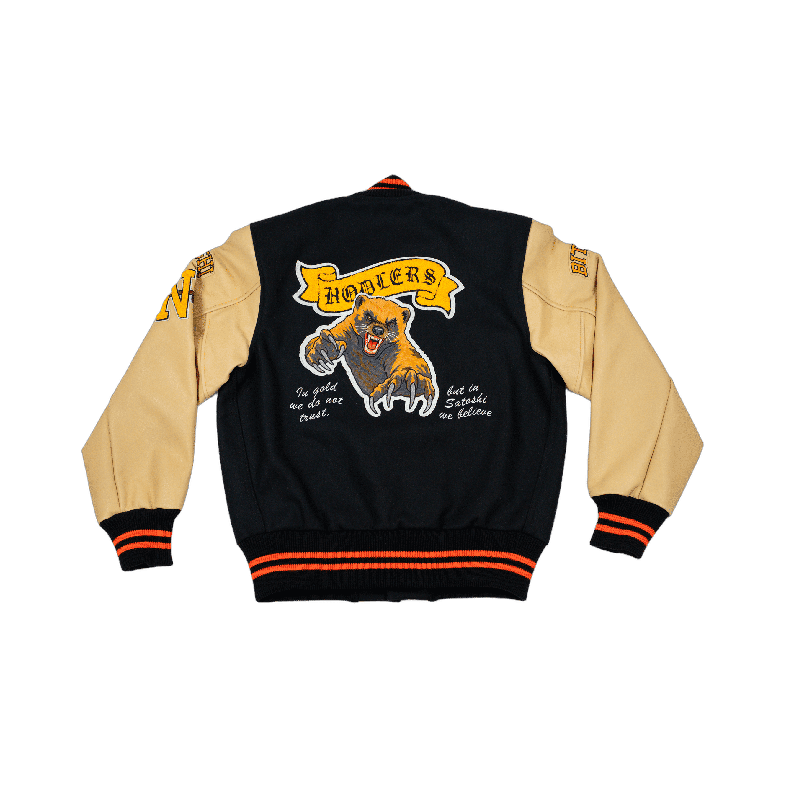 Photo of Layer1 Varsity Jacket - BTC | Layer1 Varsity Jacket - BTC