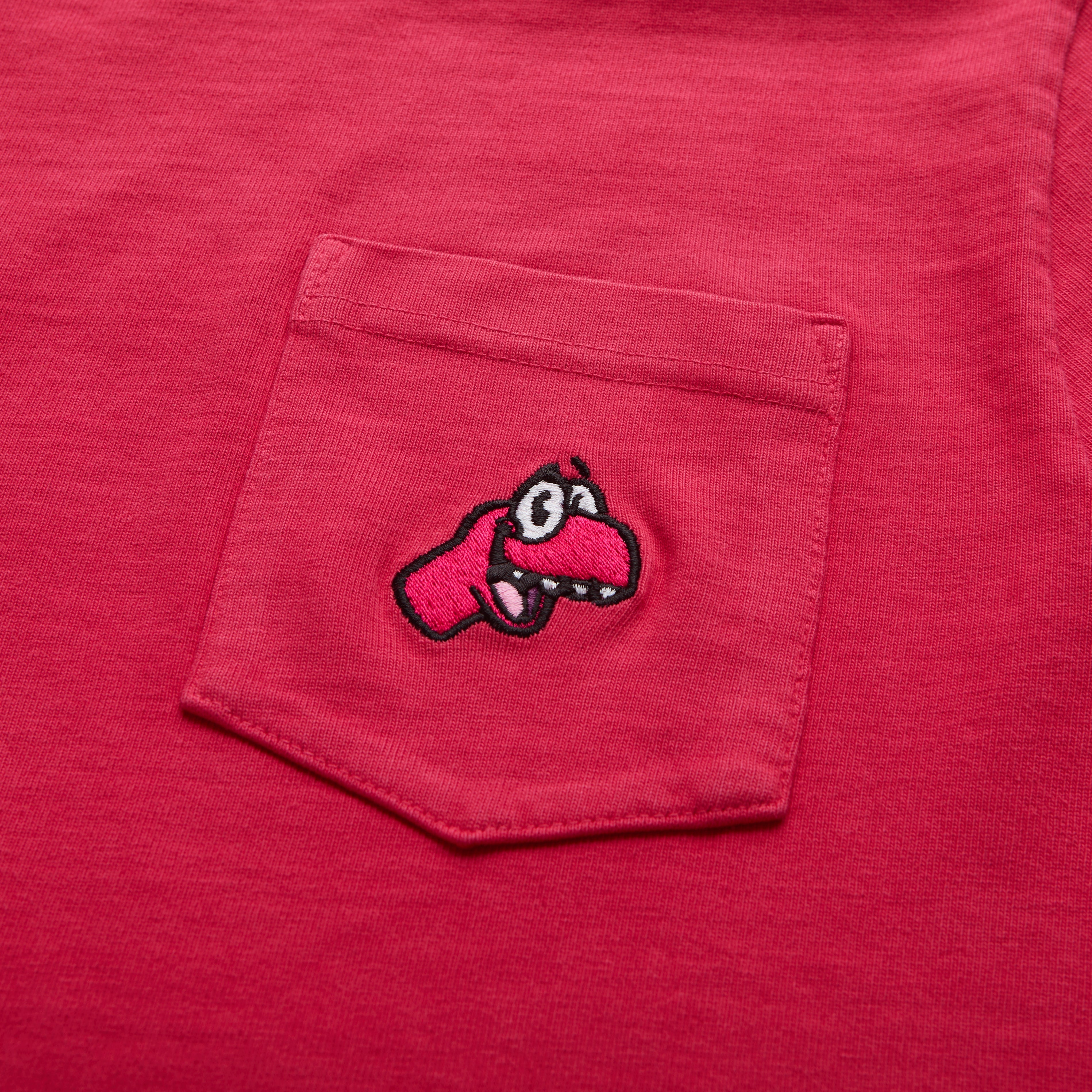 Photo of DSC x Claynosaurz Pocket Tee | Rex Red