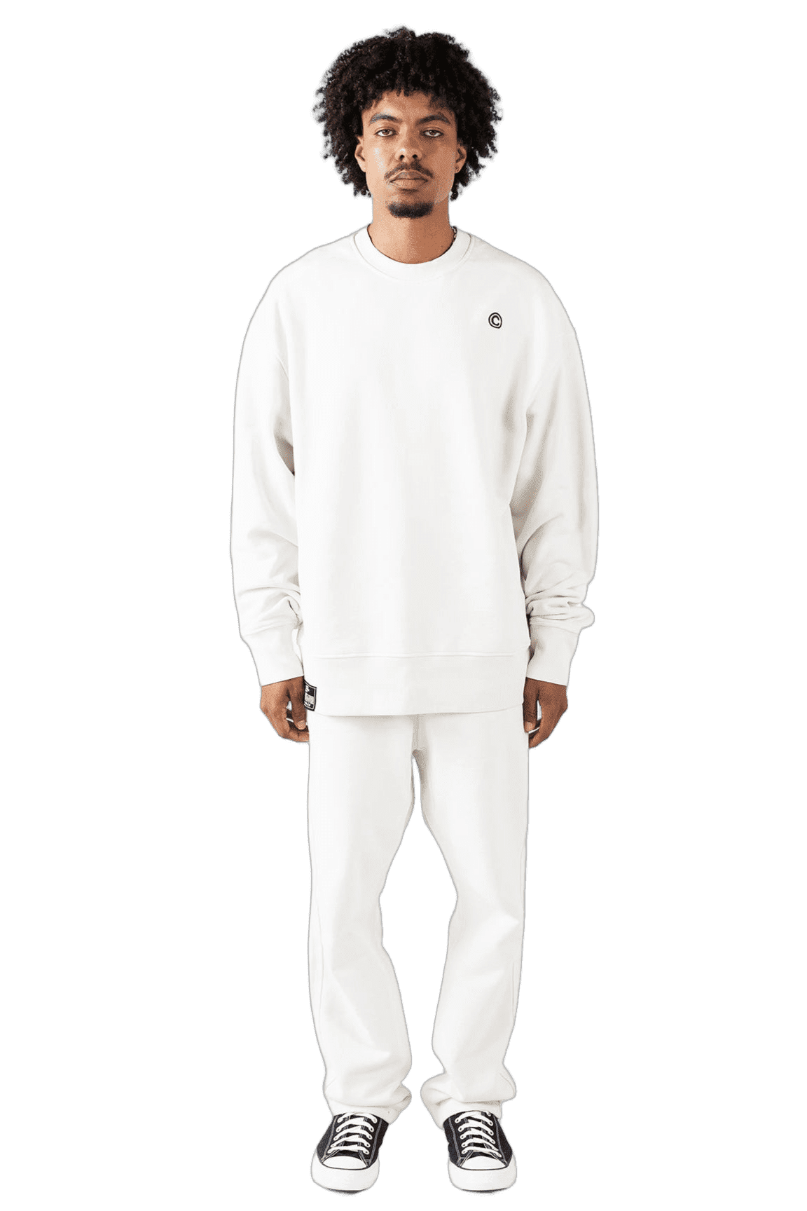 Photo of DSC Embroidered Club Crew | Egret White