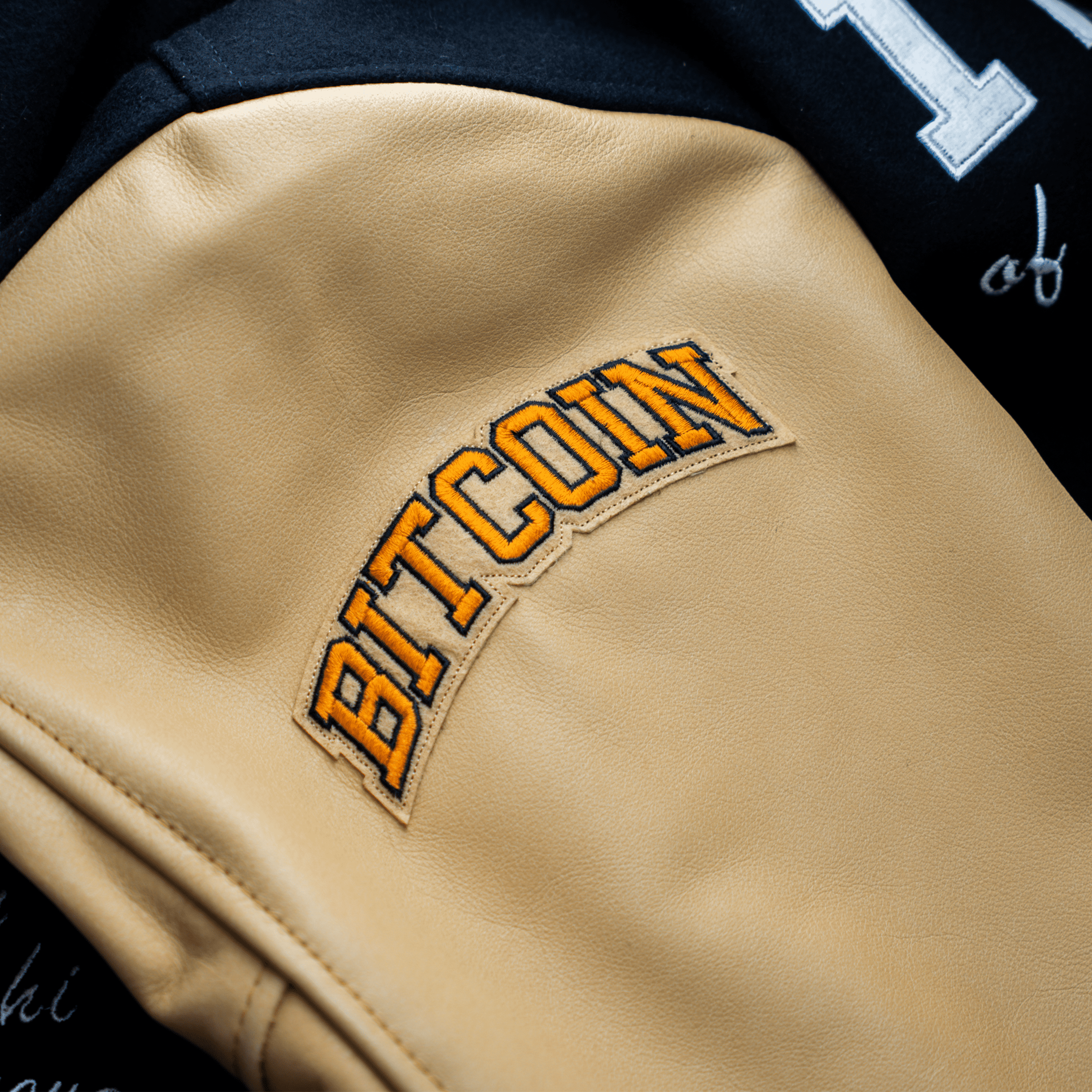 Photo of Layer1 Varsity Jacket - BTC | Layer1 Varsity Jacket - BTC