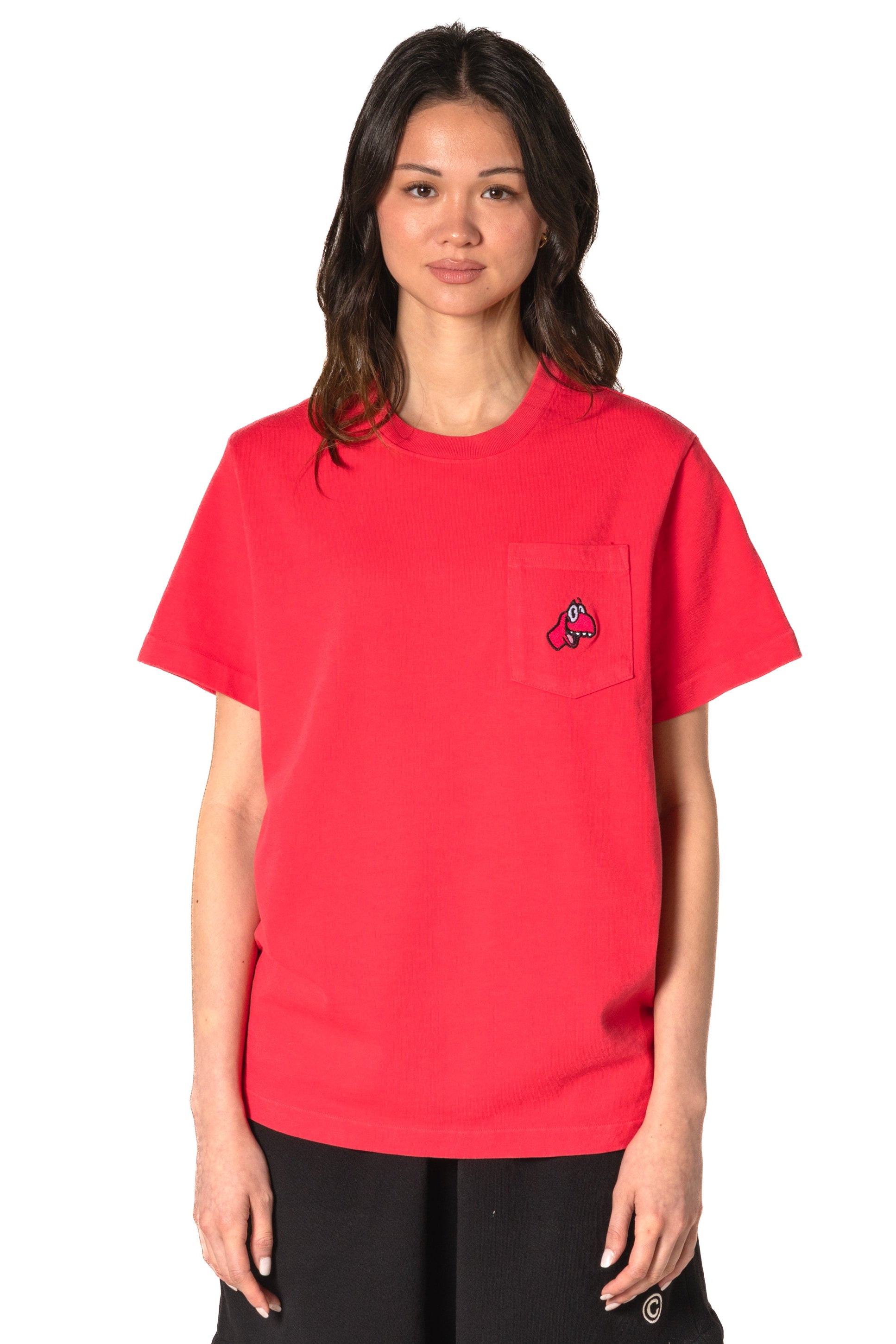 Photo of DSC x Claynosaurz Pocket Tee | Rex Red