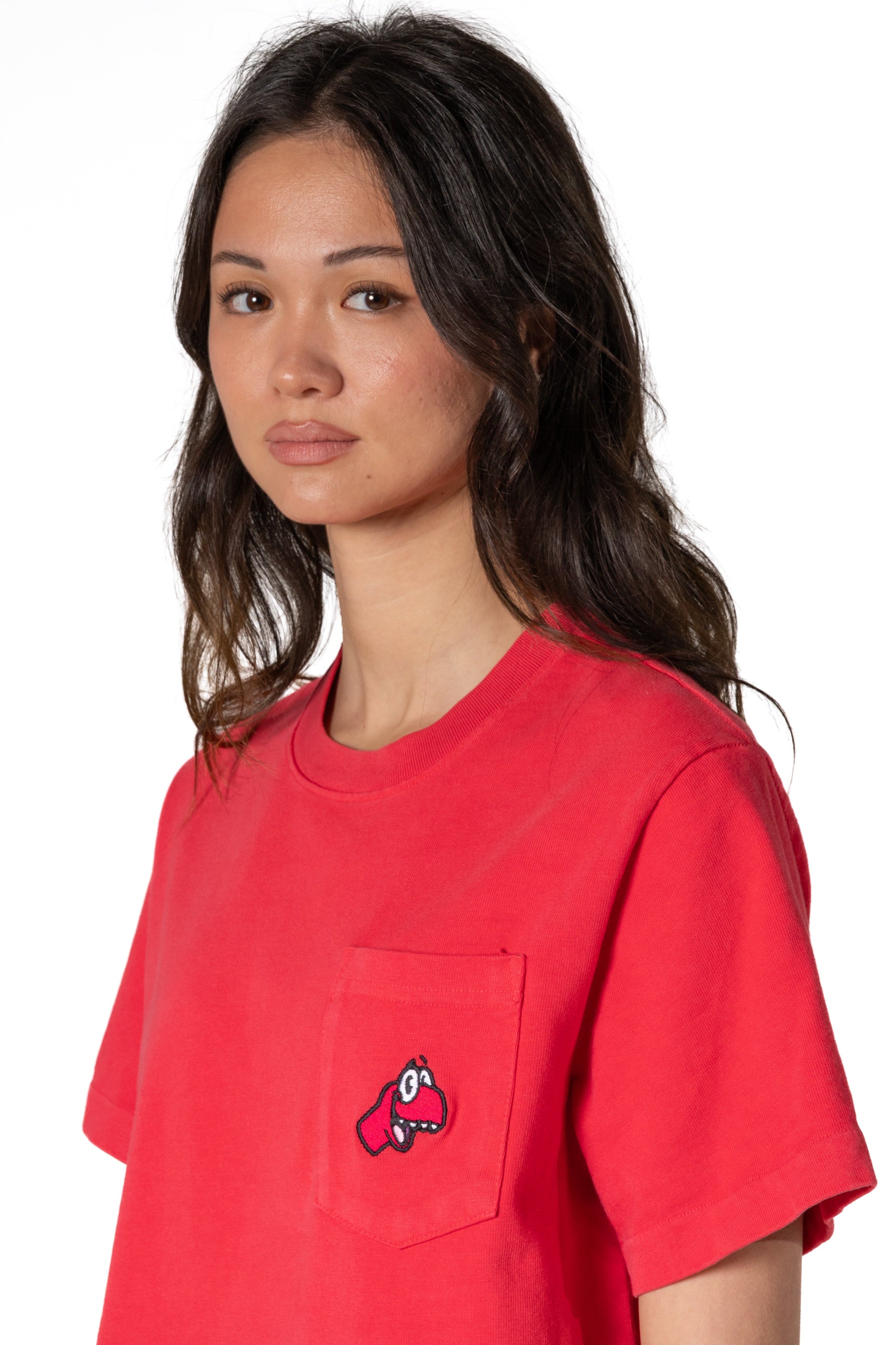 Photo of DSC x Claynosaurz Pocket Tee | Rex Red