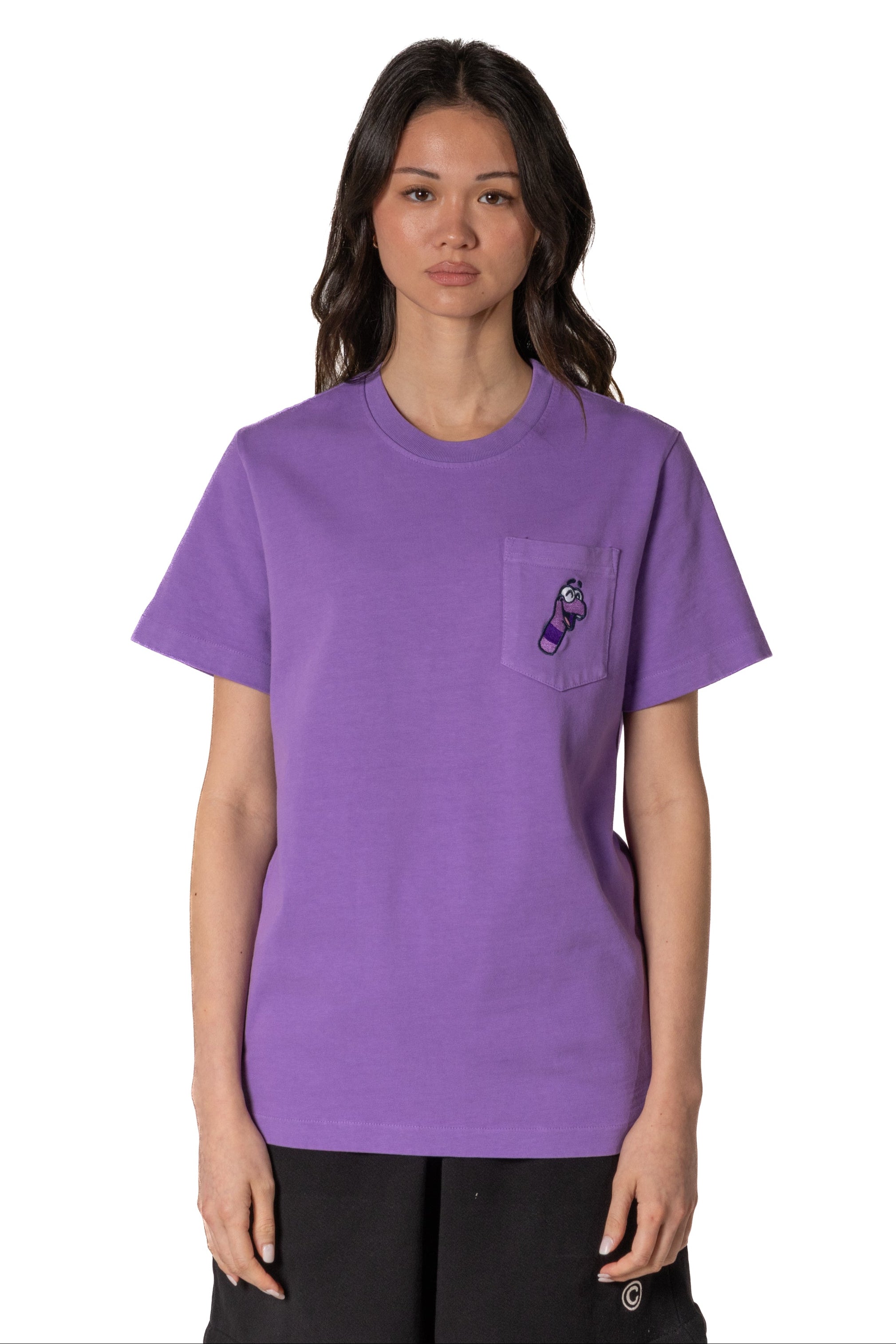 Photo of DSC x Claynosaurz Pocket Tee | Bex Purple