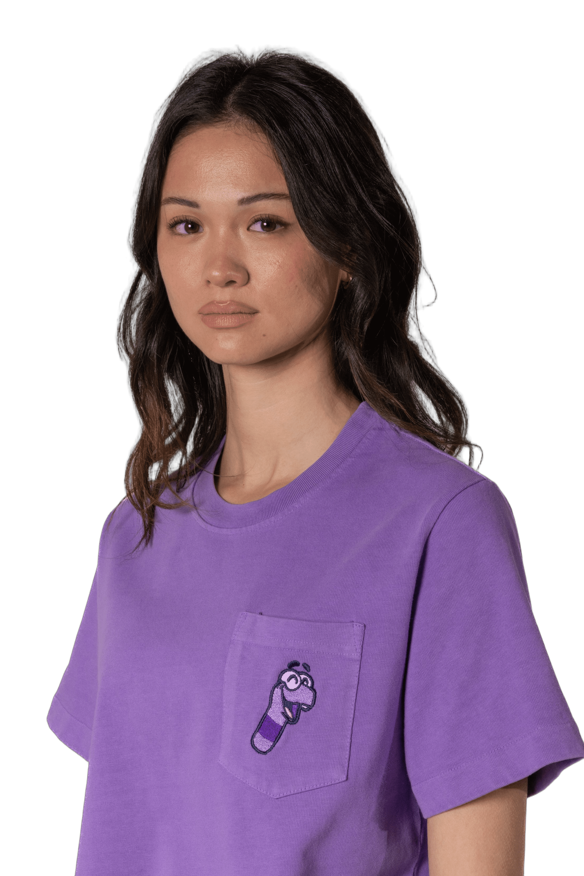 Photo of DSC x Claynosaurz Pocket Tee | Bex Purple