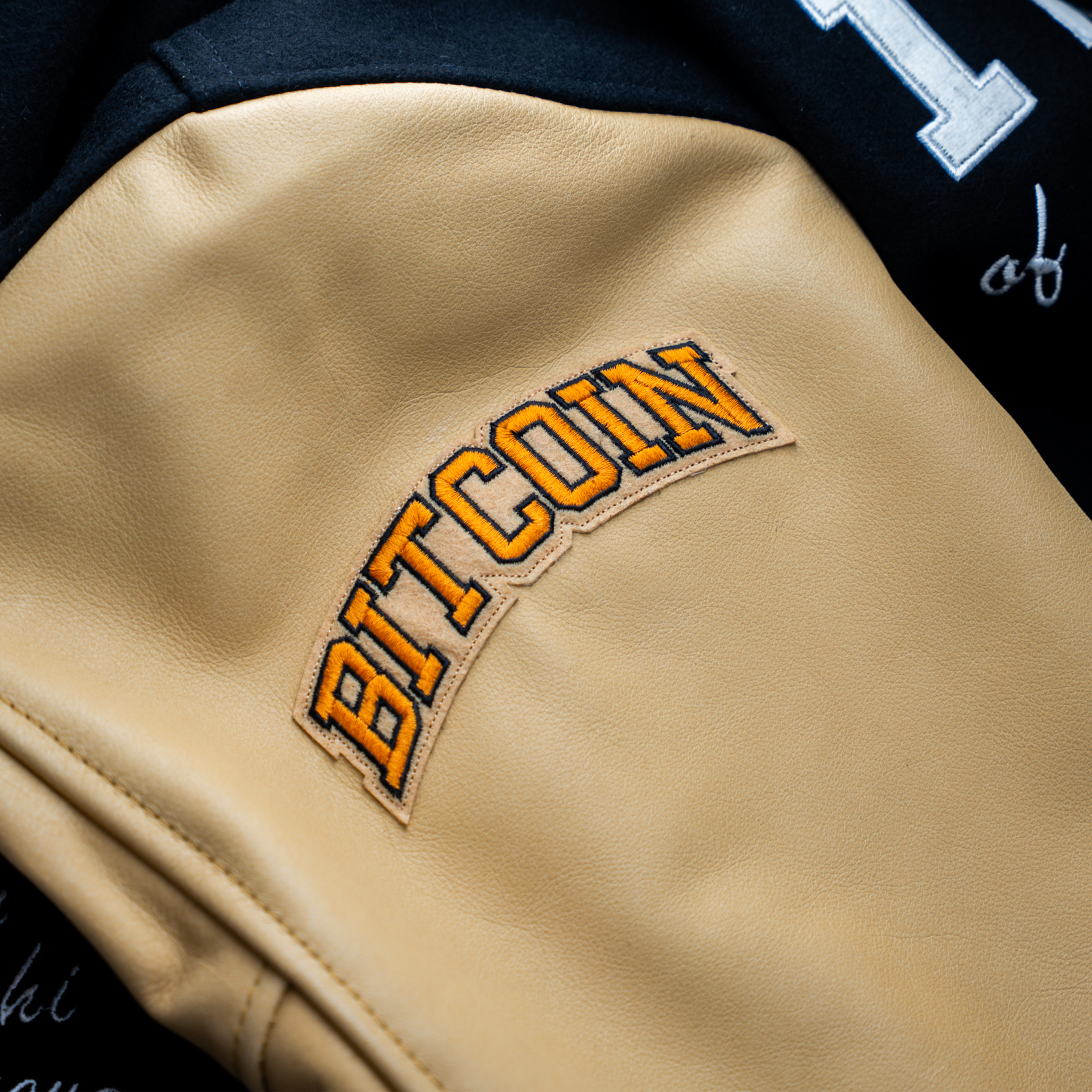 Photo of Layer1 Varsity Jacket - BTC | Layer1 Varsity Jacket - BTC