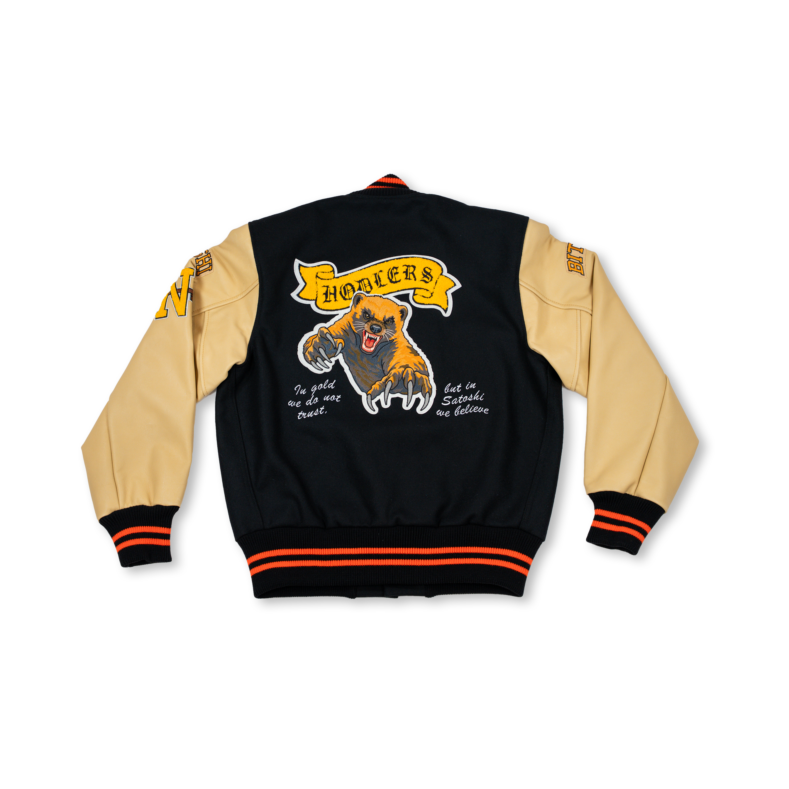 Photo of Layer1 Varsity Jacket - BTC | Layer1 Varsity Jacket - BTC