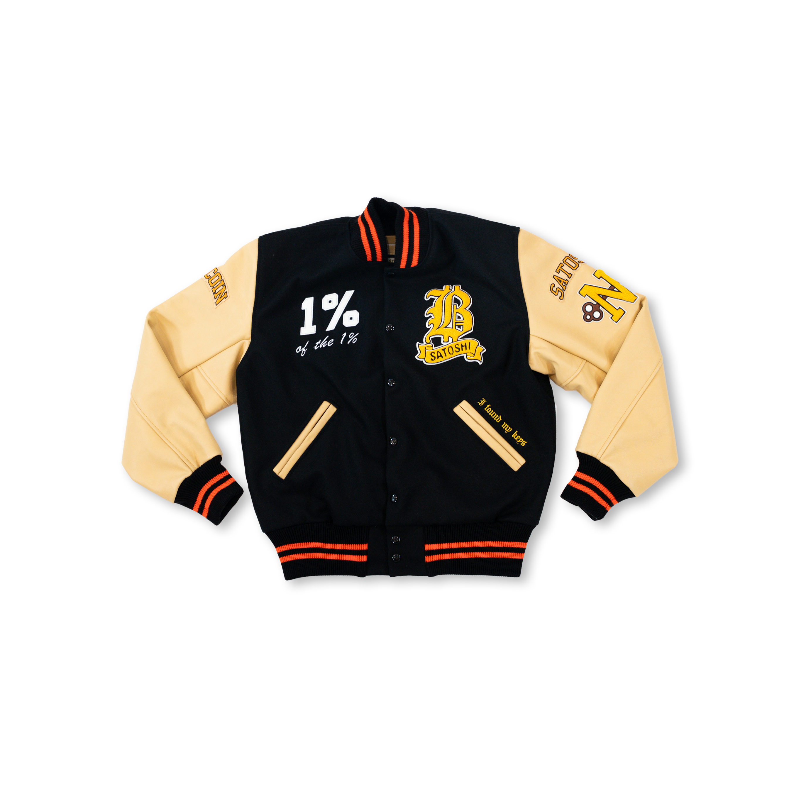 Photo of Layer1 Varsity Jacket - BTC | Layer1 Varsity Jacket - BTC