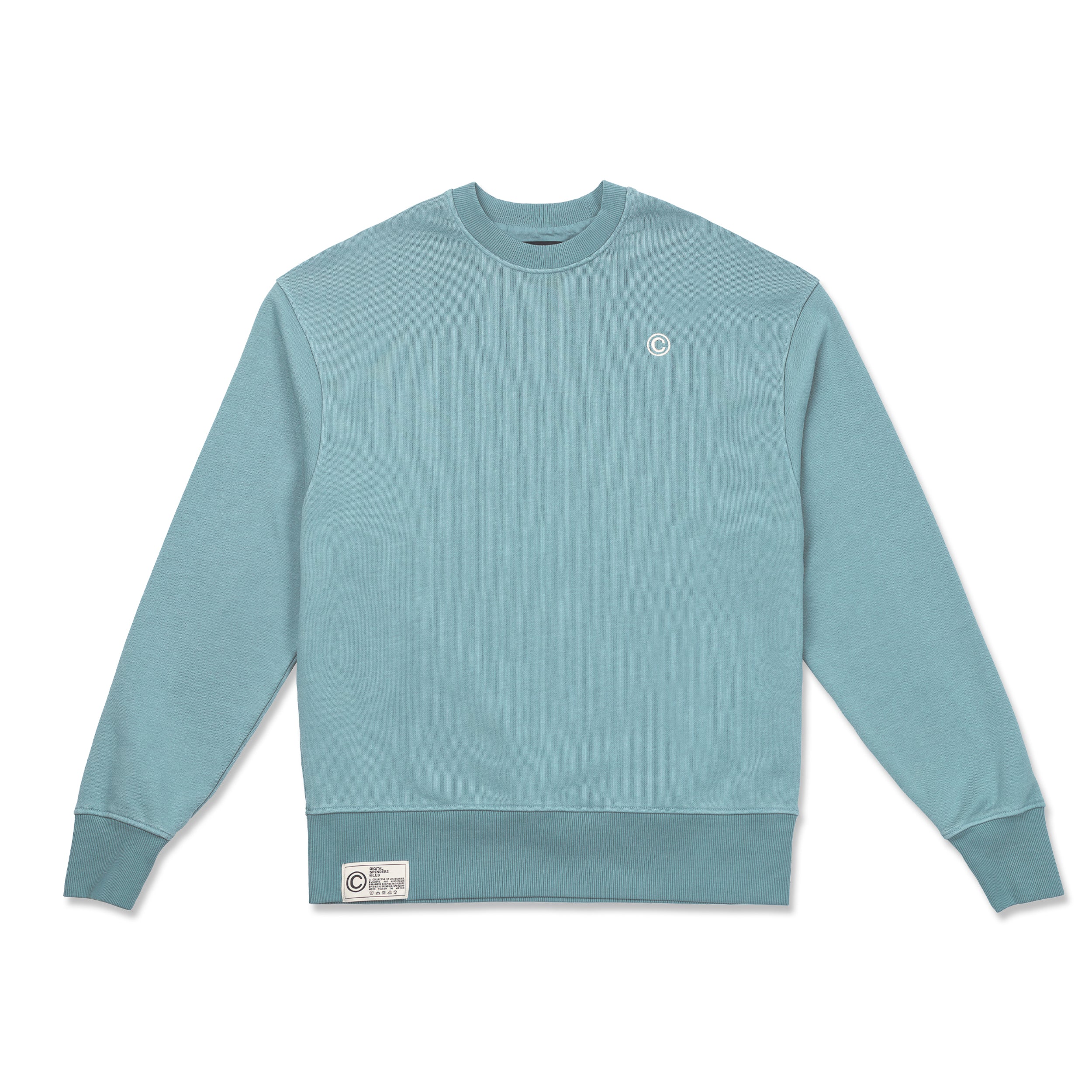 Photo of DSC Embroidered Club Crew | sea glass blue