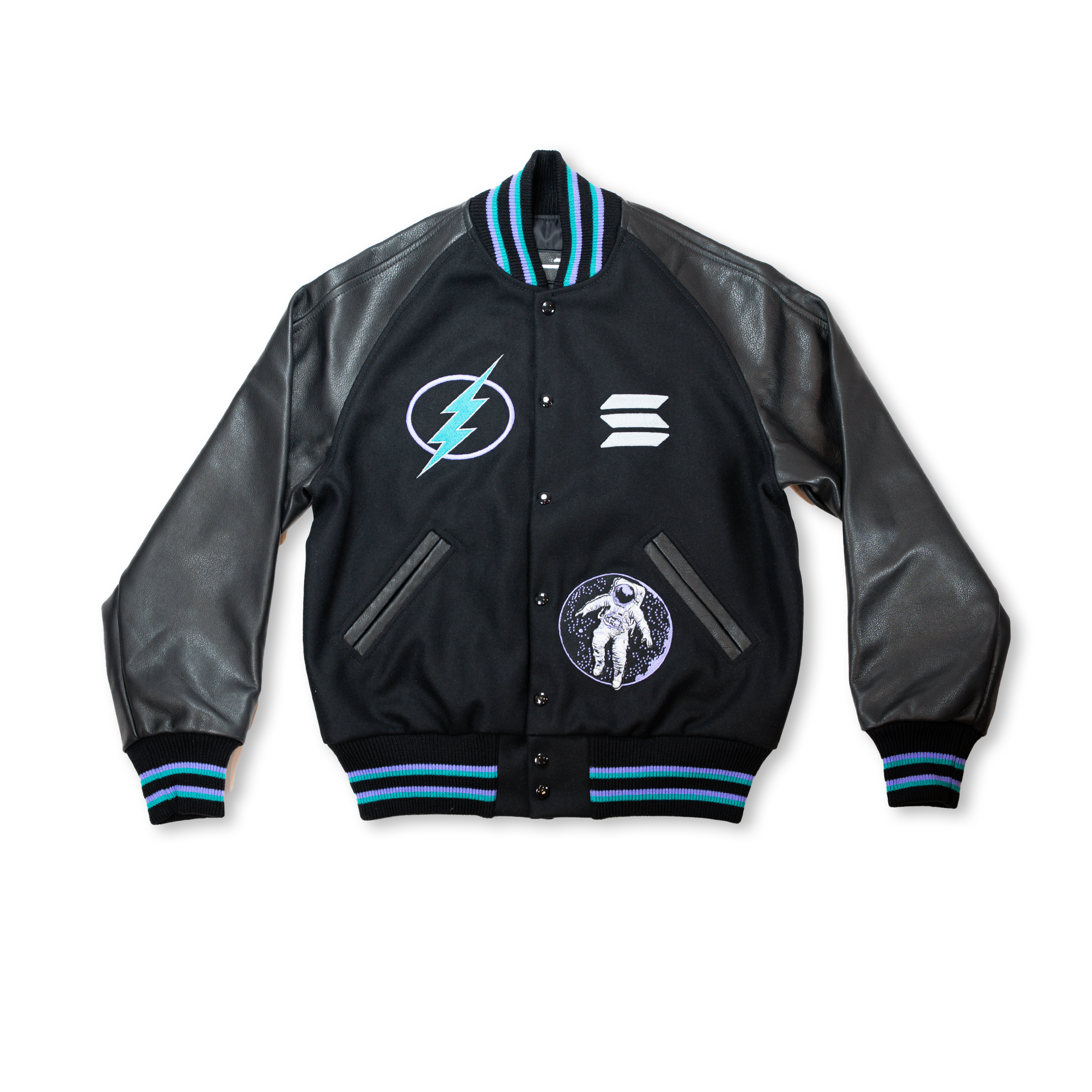 Photo of Layer1 Varsity Jacket - SOL | Layer1 Varsity Jacket - SOL