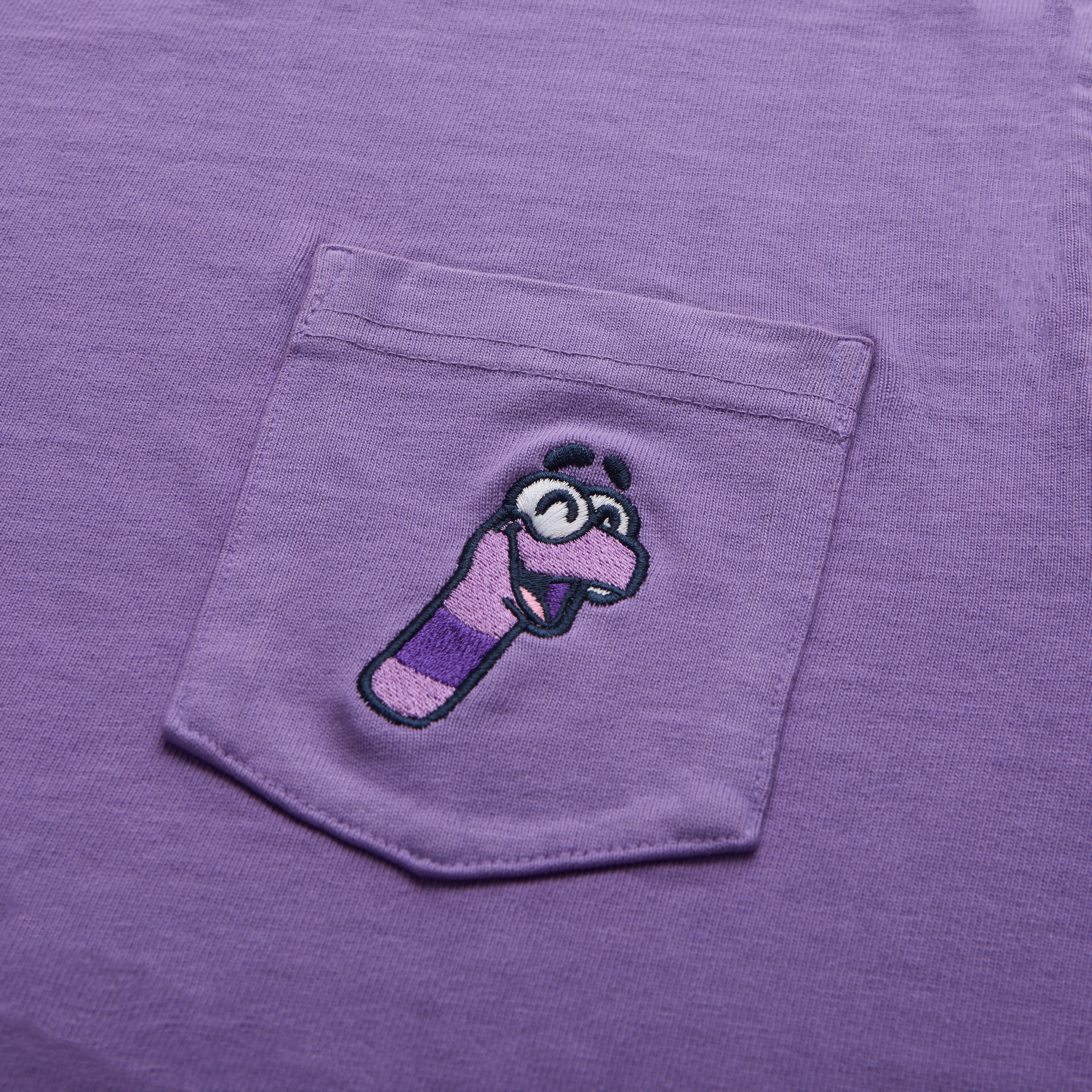 Photo of DSC x Claynosaurz Pocket Tee | Bex Purple