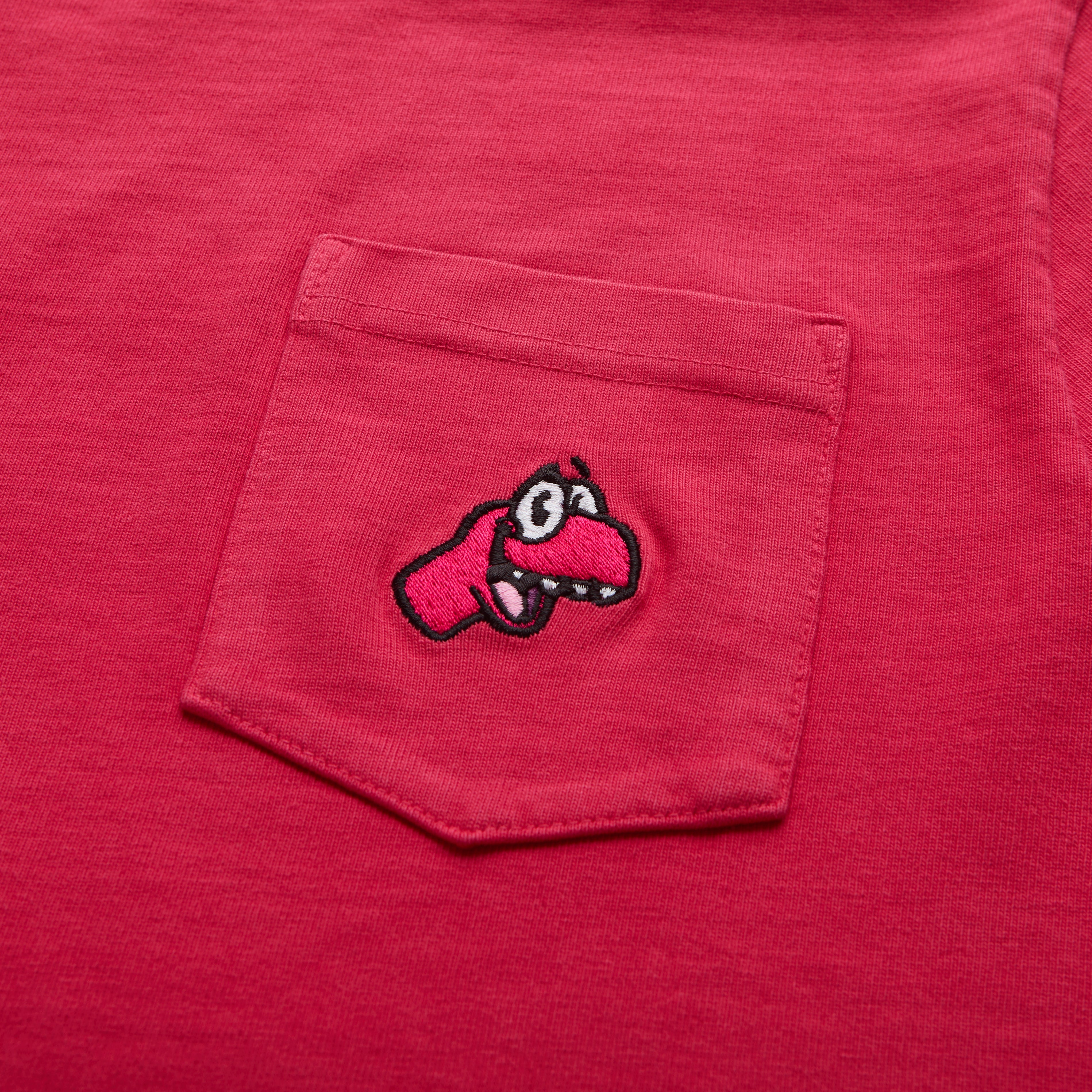 Photo of DSC x Claynosaurz Pocket Tee | Rex Red